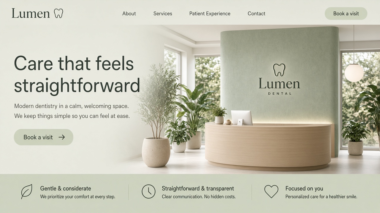 Lumen concept website